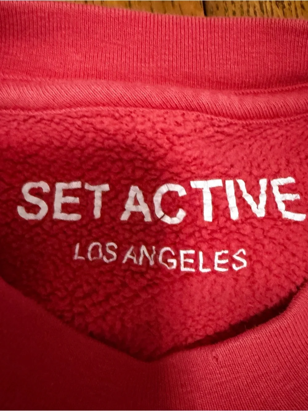 Set Active Crewneck Sweatshirt Track & Field, Red, medium - Picture 5 of 8